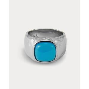 NEW LUV AJ women's valencia statement ring in silver